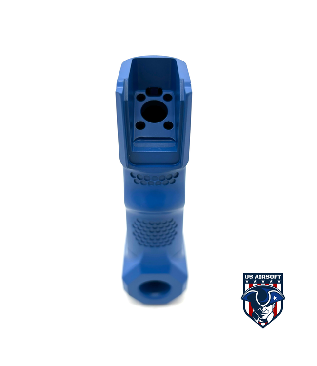 Monk Customs ESG - Aluminum Competitive Tank Grip for Wolverine Category 5- Cerakote (NRA Blue)
