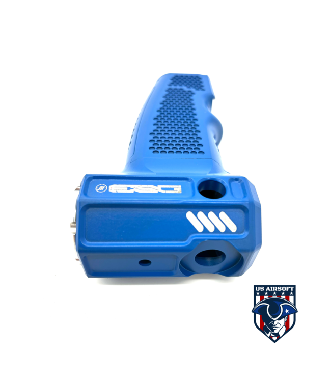 Monk Customs ESG - Aluminum Competitive Tank Grip for Wolverine Category 5- Cerakote (NRA Blue)