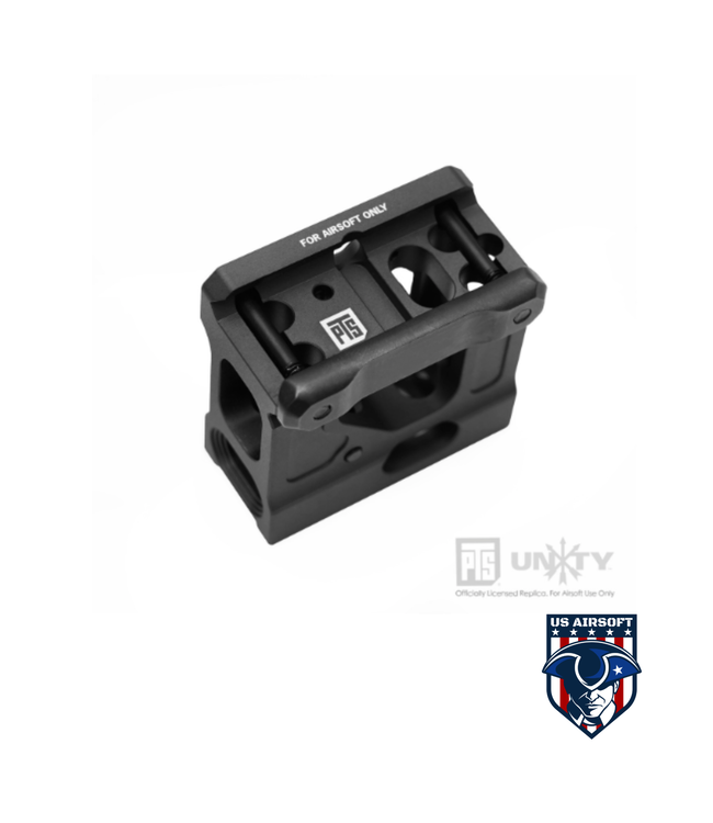 PTS UNITY TACTICAL FAST™ MICRO RISER MOUNT (Black)