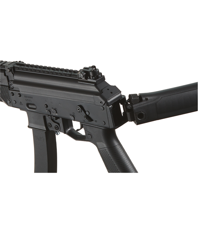 Lancer Tactical PP20 Airsoft SMG AEG Rifle (EBB) - (Full Metal/Black)