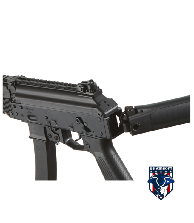 Lancer Tactical PP20 Airsoft SMG AEG Rifle (EBB) - (Full Metal/Black)