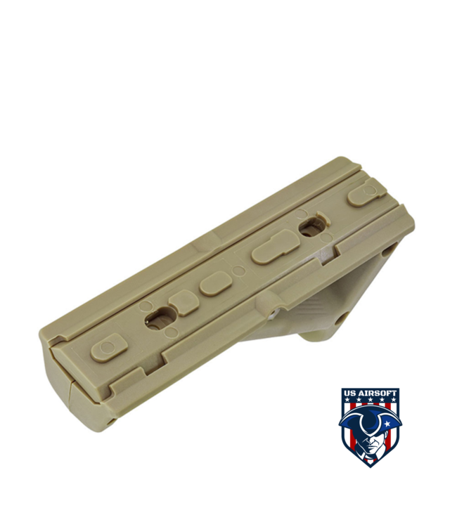 Atlas Custom Works MP Style Angled Foregrip for Picatinny, Keymod, & M-LOK (Tan)