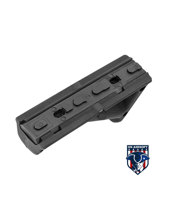 Atlas Custom Works MP Style Angled Foregrip for Picatinny, Keymod, & M-LOK (Black)