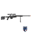 WellFire WellFire MB4419-2BAB Bolt Action Airsoft Sniper Rifle (Color: Black)
