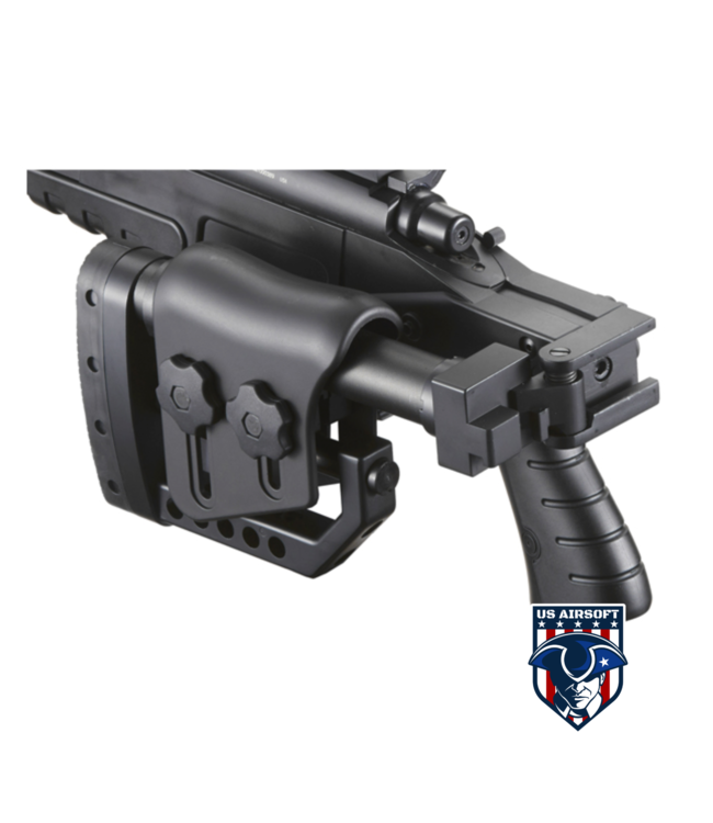 WellFire MB4419-2BAB Bolt Action Airsoft Sniper Rifle (Color: Black)