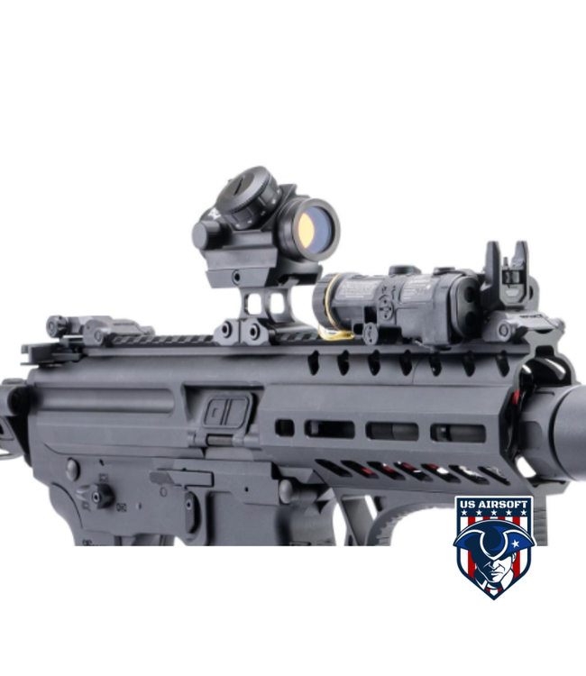 Matrix Victoptics 1x22 Compact Red Dot Sight with skeletonized picatinny riser