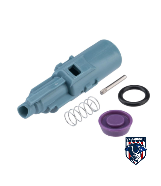 CowCow CowCow Technology Enhanced Loading Nozzle for Airsoft GBB Pistols (Model: TM 1911 / Hi-Capa / Powder Blue-Set)
