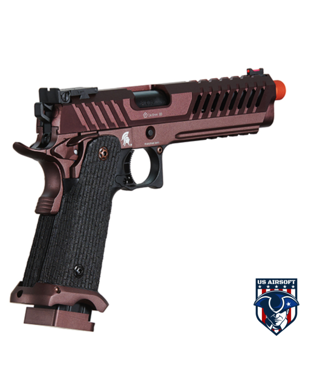 Lancer Tactical Knightshade Hi-Capa Gas Blowback Airsoft Pistol (Color: Black & Bronze)