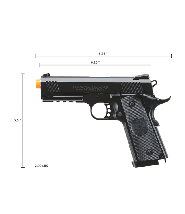 Golden Eagle 3324 1911 Gas Blowback Airsoft Pistol