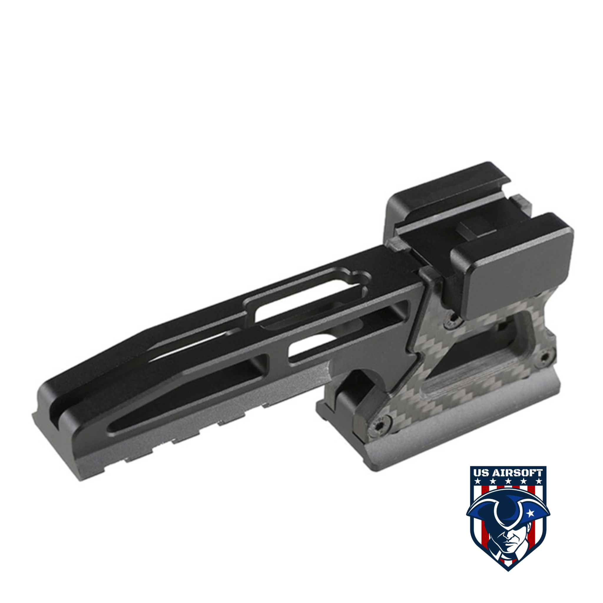 Atlas Custom Works Modular Optics Mount (Color: Black) - US Airsoft, Inc.