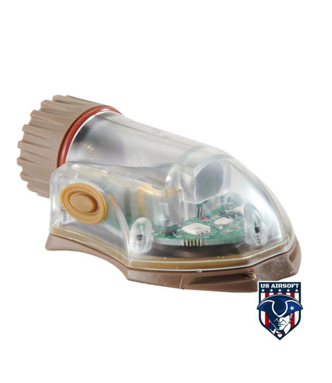 FMA Labs Manta Strobe Helmet Light Red Type 2 - Dark Earth