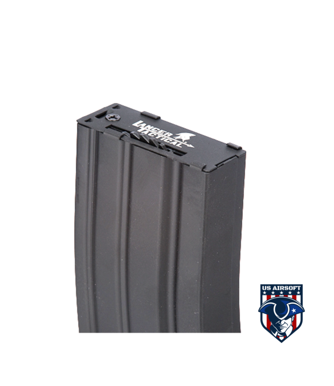 Lancer Tactical LT-01B-MAG-G2 HIGH CAPACITY 300RD METAL AEG GEN 2 MAGAZINE (BLACK)