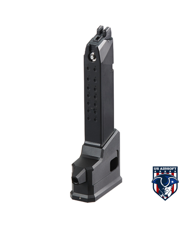 Lancer Tactical HPA AEG M4 Magazine Adaptor For AAP01 Airsoft Pistols - (Black)