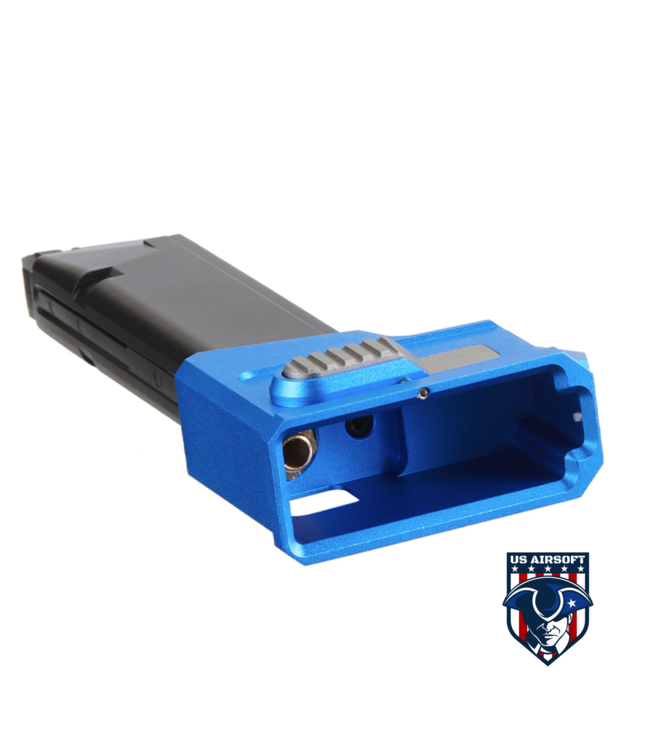 Lancer Tactical HPA AEG M4 Magazine Adaptor For AAP01 Airsoft Pistols - (Blue)