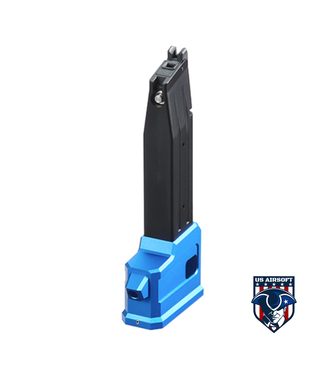 lancer tactcial Lancer Tactical HPA AEG M4 Magazine Adaptor For TM HICAPA Airsoft Pistols - (Blue)