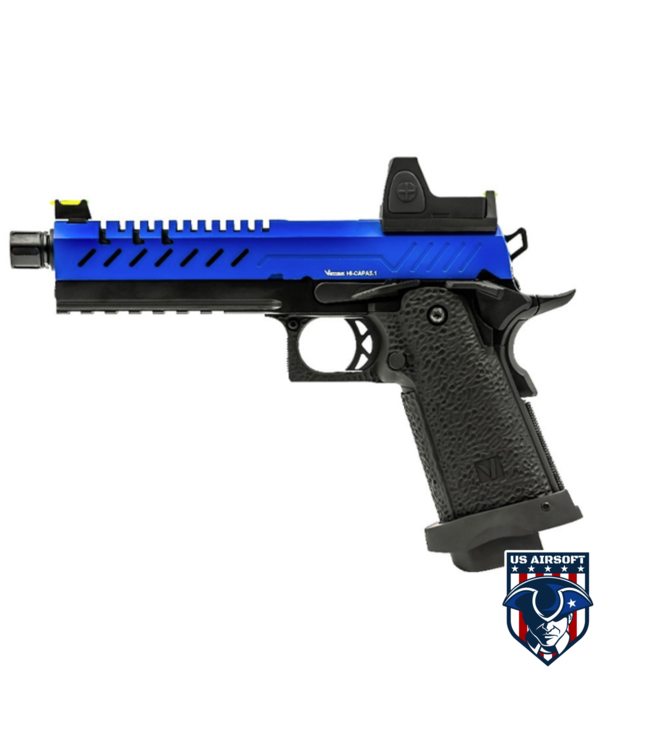 Vorsk Vorsk Hi-Capa 5.1 GBB Pistol w/ Red Dot Sight - (Blue/Black)