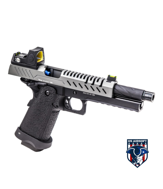 Vorsk Hi-Capa 5.1 GBB Pistol w/ Red Dot Sight - (Black/Gray)