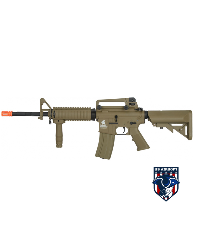 Lancer Tactical Gen 2 M4 RIS Airsoft Gun AEG Rifle - (Tan)(No Battery and Charger)