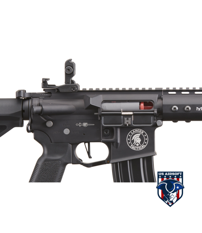 Lancer Tactical Archon 9" M-LOK Proline Series M4 Airsoft Rifle w/ Delta Stock (Color: Black)