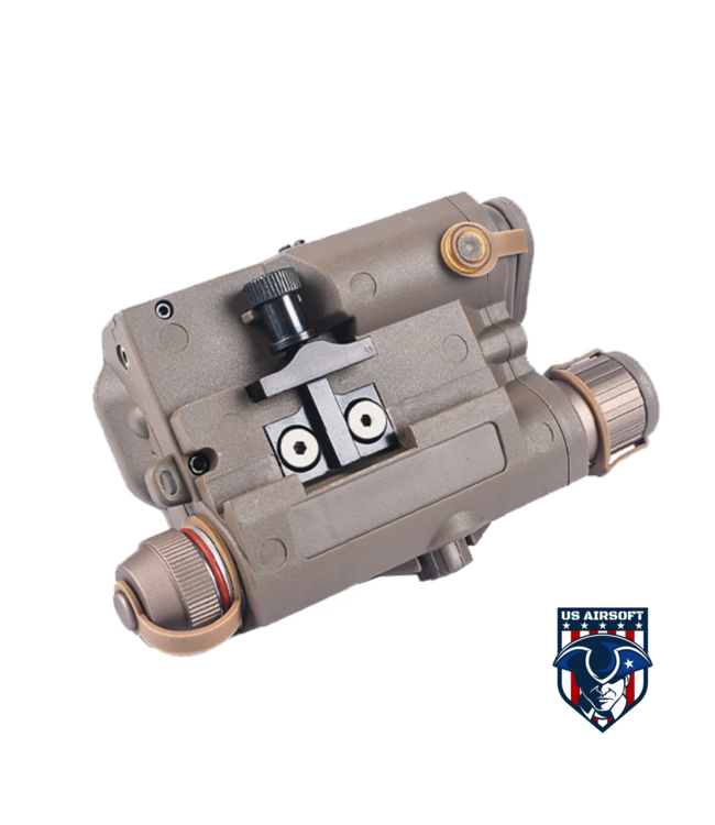 ACW Dummy LA-5C PEQ15 Box with Green Laser - Dark Earth