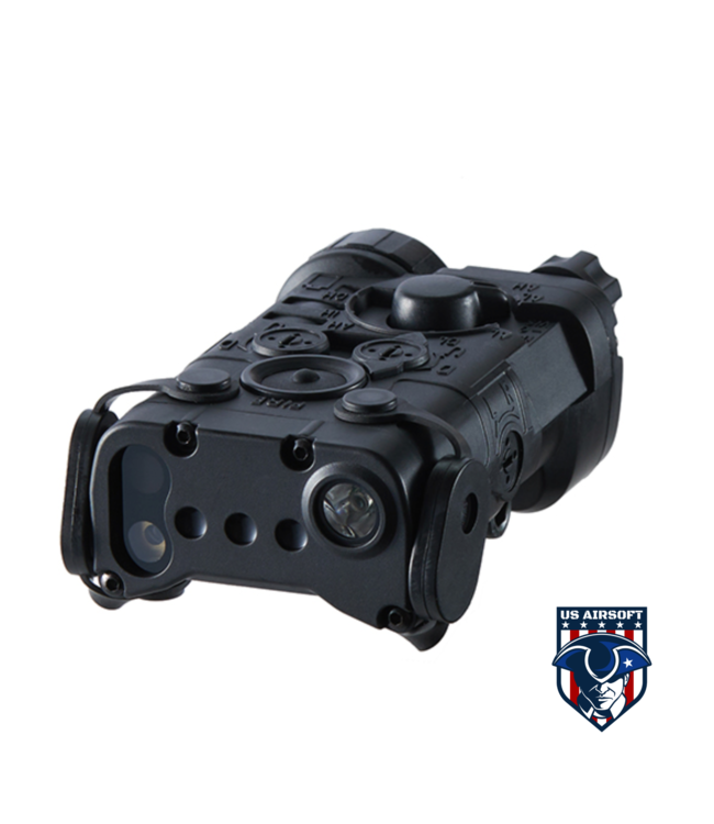 ACW NGAL Red Laser + White Light Version PEQ Box - Black