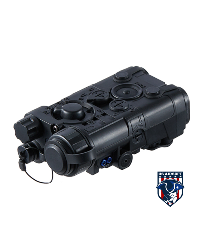 ACW NGAL Red Laser + White Light Version PEQ Box - Black