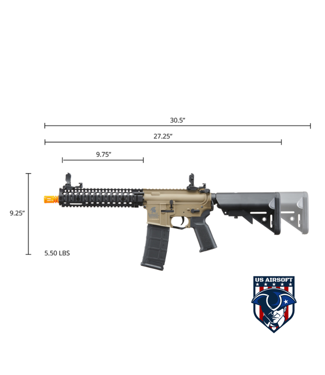 Lancer Tactical Gen 2 Raider M4 Airsoft AEG Rifle (Color: Two-Tone)