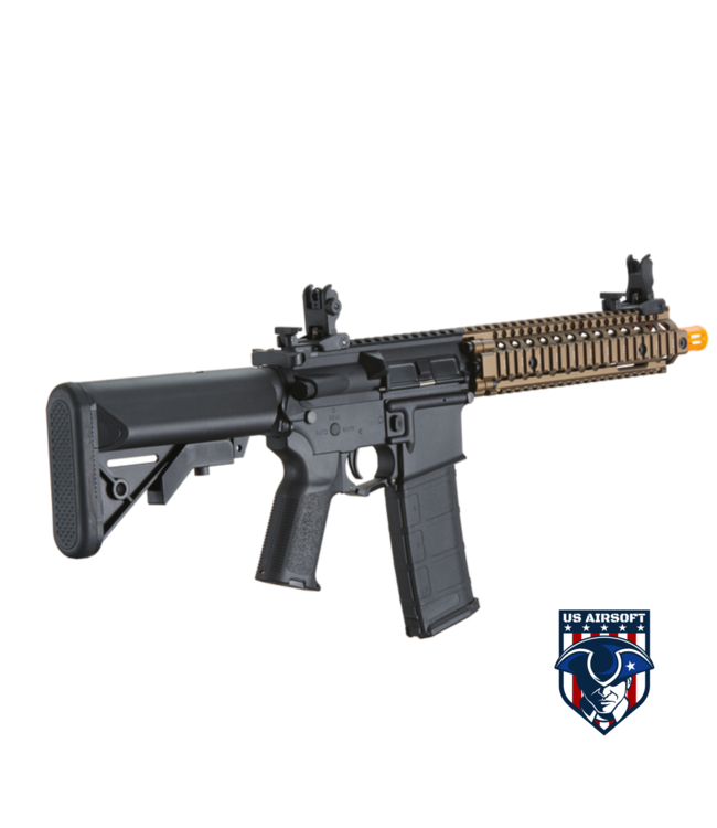 Lancer Tactical Gen 2 Raider M4 Airsoft AEG Rifle (Color: Black & Tan)