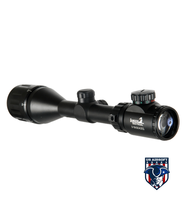 Lancer Tactical CA-416B Red & Green Dual Illuminated AO Scope