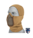 lancer tactcial Lancer Tactical Shadow Warrior Hood Mesh Balaclava Face Mask (Color: Tan)