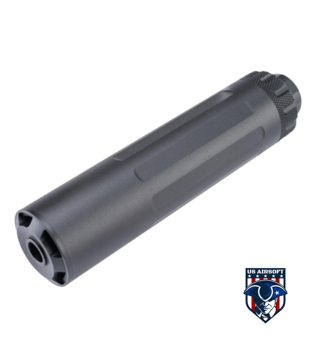 Angel Custom Angel Custom FOX Mock Suppressor Barrel Extension (Model: 140mm / 14mm Neg. / Black)