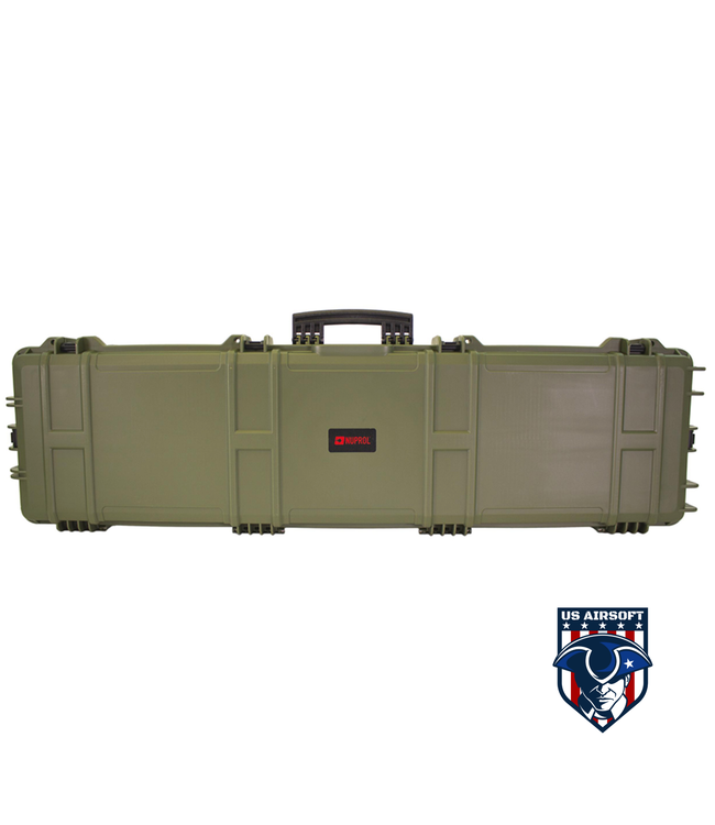 Nuprol Heavy Duty XL Hard Case 54" with Pick and Pluck Foam - Green
