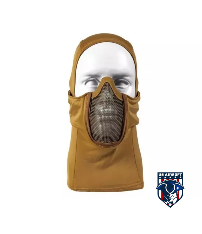 Specna Arms Balaclava hoodie with protector - Tan