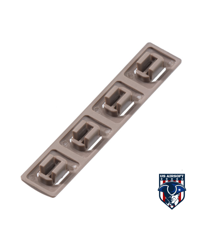 Ranger Armory M-LOK Rail Cover (Pack of 4 / Color: Tan)
