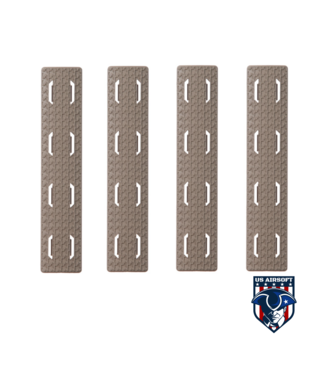 Ranger Armory Ranger Armory M-LOK Rail Cover (Pack of 4 / Color: Tan)