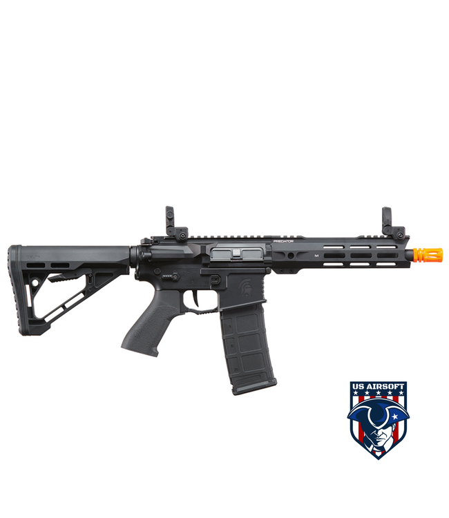 Lancer Tactical Gen 4 Predator 8" CQB AEG w/ Aster II Bluetooth ETU (Black)