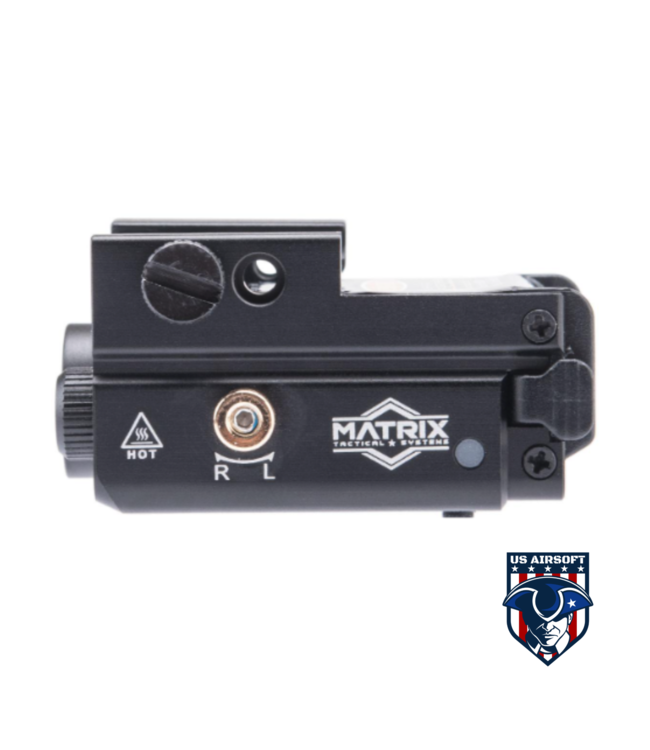 Matrix Max-Luminous Weapon Mount Combat Flashlight (Model: L53980 420 Lumen w/ Green Laser)