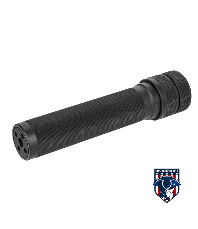 AMA AIRSOFT 14MM CCW AEG SILENCER - BLACK