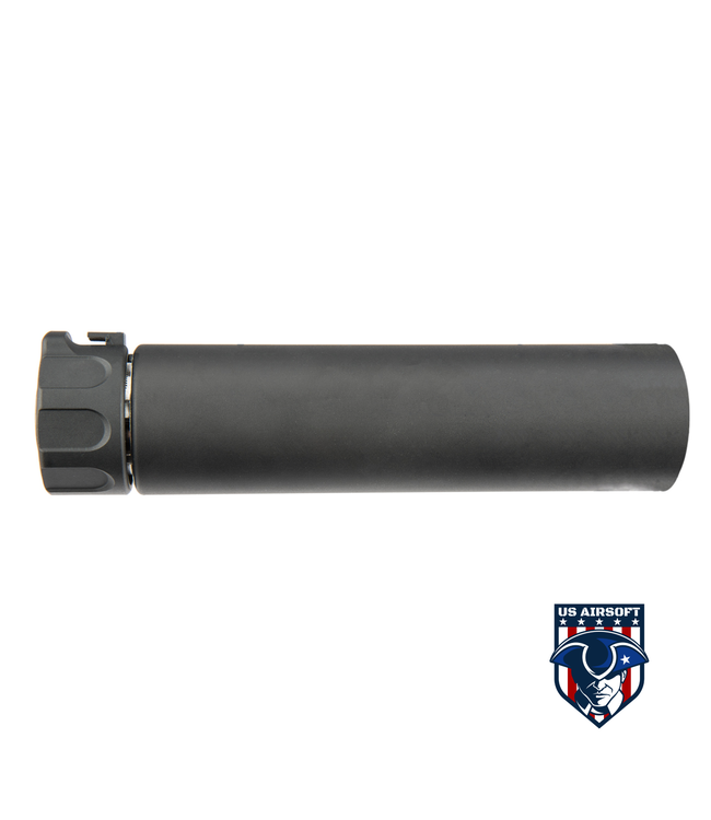 ATLAS CUSTOM WORKS FULL METAL SOCOM QD BARREL EXTENSION W/ FLASH HIDER [MINI] (BLACK)