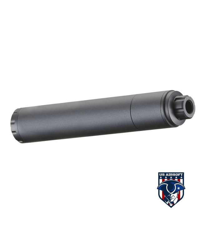 Atlas Custom Works 14mm Negative QMF-2 Mock Suppressor (Color: Black)