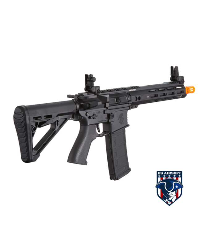 Lancer Tactical Gen 4 Predator 10" SBR AEG w/ Aster II Bluetooth ETU (Black)