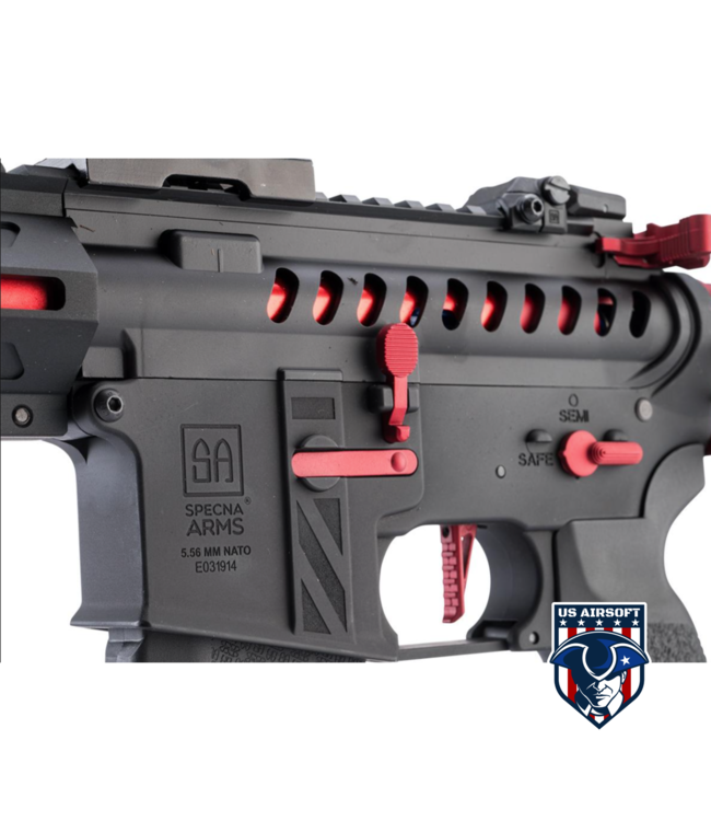 Specna Arms EDGE Series E-39 ETU Airsoft AEG Rifle w/ HAL MOSFET (Color: Red)