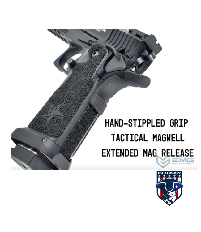 EMG STACCATO / TTI Licensed JW3 2011 Combat Master Airsoft Training Pistol (Model: Green Gas)