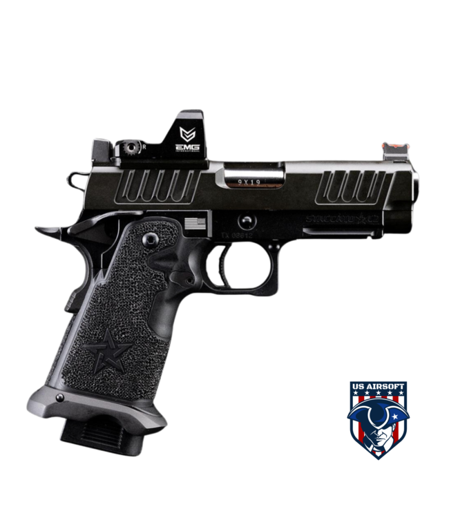 6mmProShop Staccato Licensed C2 Compact 2011 Gas Blowback T8 Airsoft Pistol (Color: Black / Green Gas / Gun Only)