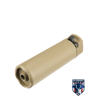 Atlas Custom Works ATLAS CUSTOM WORKS FULL METAL SOCOM QD 5.3" BARREL EXTENSION W/ FLASH HIDER [MINI2] (TAN)