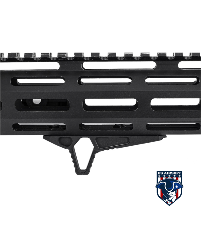 Ranger Armory Angled Hand-Stop for KeyMod and M-LOK (Color: Black)