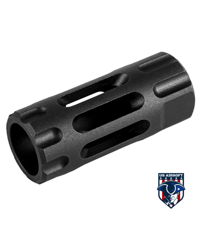 G&G S-Series Steel Flash Hider Type 13 14mm CCW - (Black)