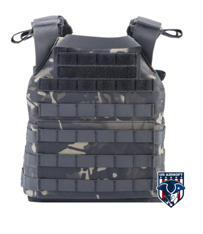 Matrix Assault Recon Plate Carrier (Color: Black Camo)