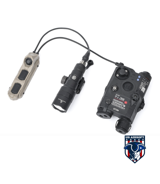 Arne Tactical Double Port (flashlight&2.5MM) Black