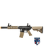lancer tactcial Lancer Tactical Gen 2 7" Nylon Polymer M4 Airsoft AEG with Mock Suppressor (Color: Black / Tan